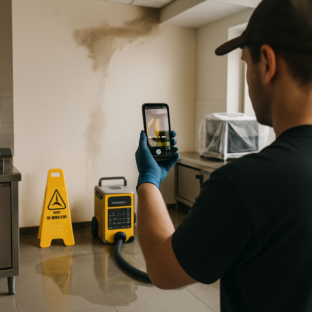 Schnelle Hilfe nach einem Wassereinbruch: Erste Schritte